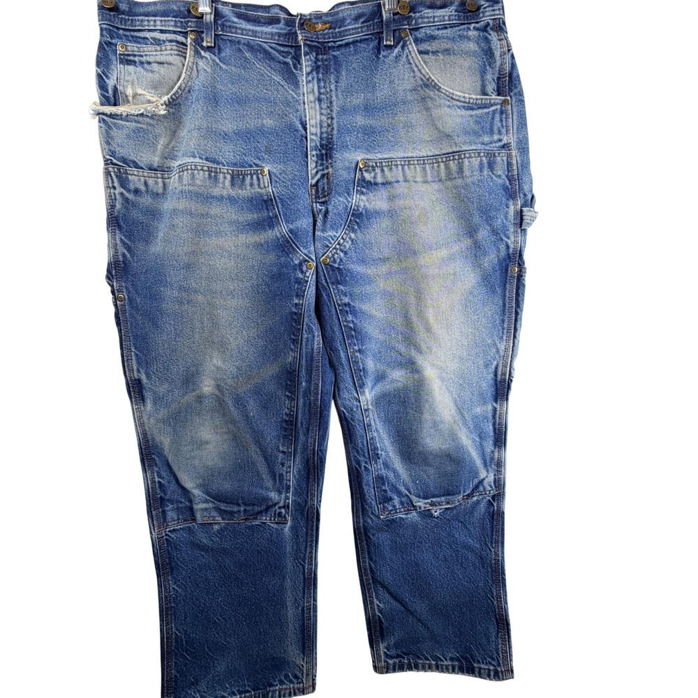 Key Industries Mens Double Front Work Denim Logger Utility Jeans 42x30